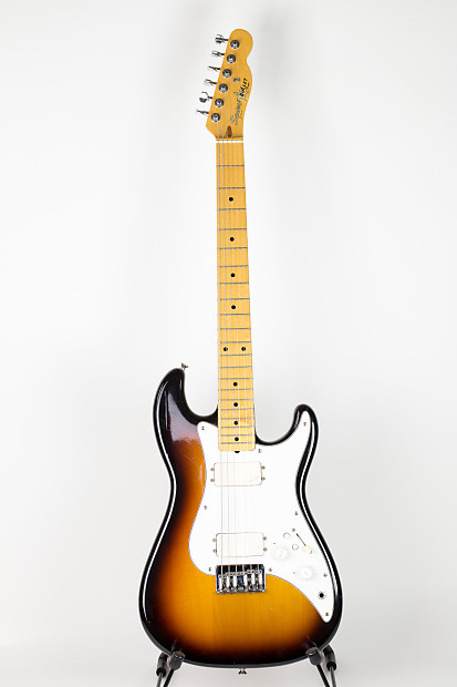 Squier Bullet H-2 1983 Sunburst, Fender Japan Fujigen SQ Serial, with hard  case | Reverb