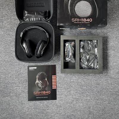 Shure SRH1840 Open-Back Headphones 2010s - Black image 2