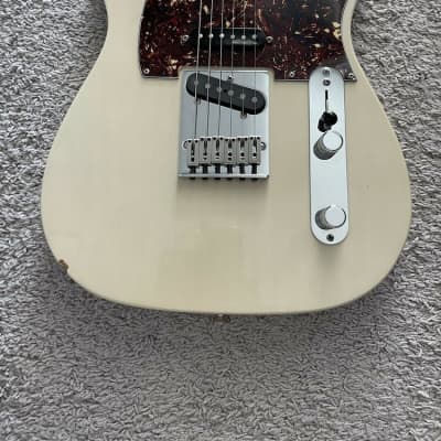 Fender Deluxe Nashville Telecaster 2016 MIM White Blonde Noiseless Pups Guitar image 2