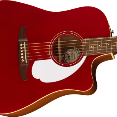 Fender Sonoran SCE Acoustic/Electric Guitar Candy Apple Red | Reverb UK