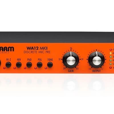 Warm Audio WA12 MKII Discrete Mic Pre - Orange image 1