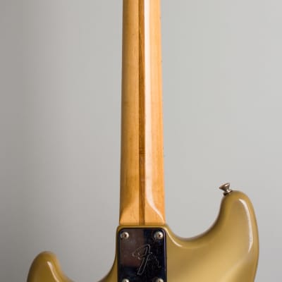 Fender  Mustang Solid Body Electric Guitar (1979), ser. #S 823784, original black tolex hard shell case. image 9