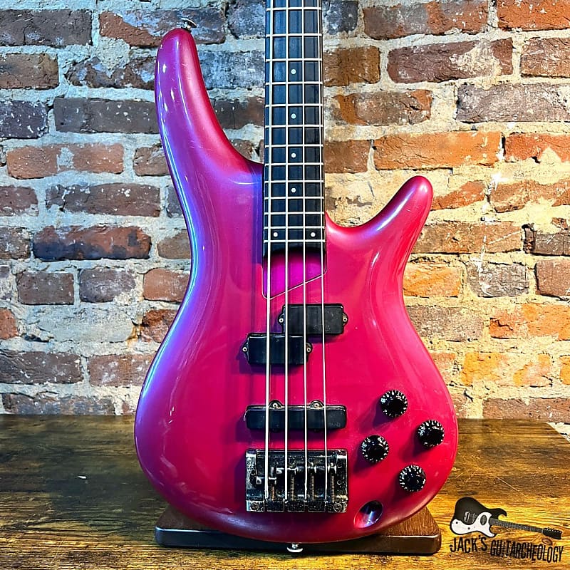 Ibanez Soundgear SR1000 MIJ Electric Bass (1990-91 - Purple Neon)