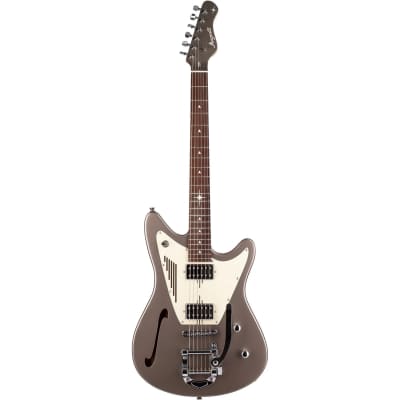 Magneto U-ONE Starlux SL-4300 Semi-Hollow Guitar, Rosewood Fretboard, Desert Sunset Gold for sale