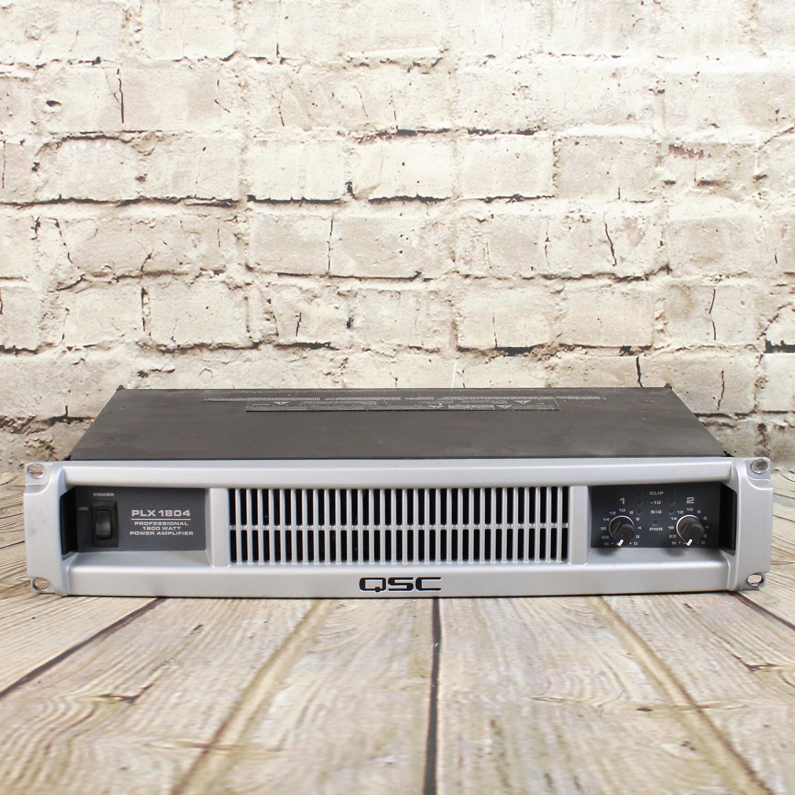 QSC PLX1804 PLX2 Series Compact Rack-Mounted Power Amp | Reverb