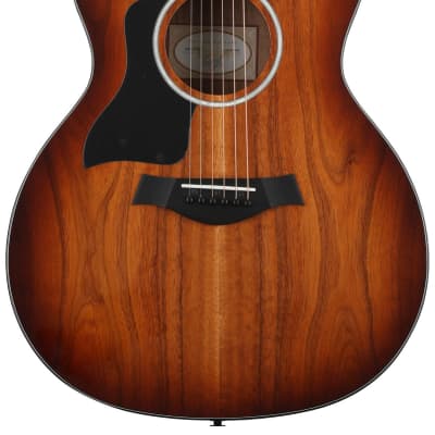 Taylor 224ce-K DLX Left-handed Acoustic-electric Guitar - Shaded Edgeburst with Layered Koa Back & Sides