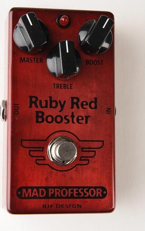 ギター MAD PROFESSOR Ruby Red Booster BJF Mad Professor Ruby Red Booster | Reverb
