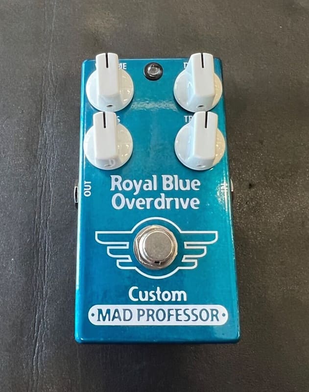 Mad Professor Royal Blue Custom Overdrive Pedal New!