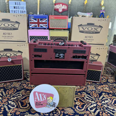 Vox AC30C2-CVR Custom Limited Edition 2-Channel 30-Watt 2x12" Guitar Combo Classic Vintage Red image 8