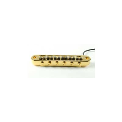 Fishman PowerBridge Tune-o-Matic Piezo Bridge, Gold | Reverb