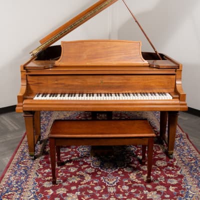 Steinway & Sons Model L Grand Piano | Satin Mahogany | SN: 190317 image 2