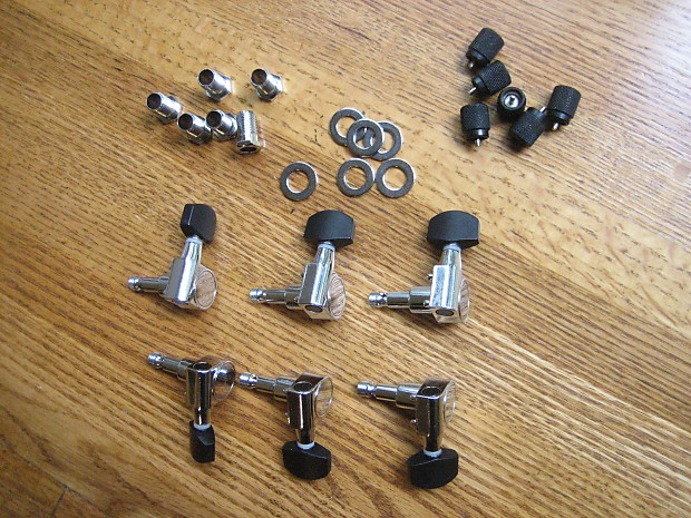 Godin Locking Tuner Set Machine Heads tuning keys Ebony