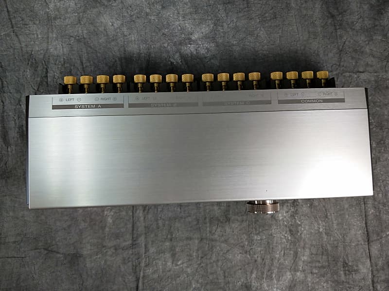 LUXMAN AS-55 Line Selector Speaker Terminals W/ Original Box