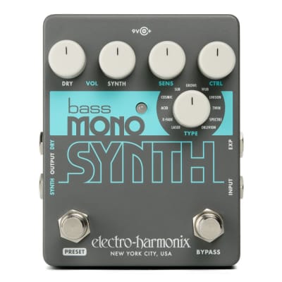 Electro-Harmonix Bass Mono Synth Bass Synthesizer pedal image 1