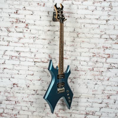 BC Rich - Platinum Series Warlock MIK - Solid Body HH Electric Guitar, Ice Blue Met. - x2080 - USED image 4