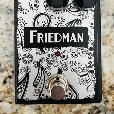 Friedman  SIR-COMPre Optical Compressor/Light Overdrive Pirate Pasley on top and Mat black on body image 2