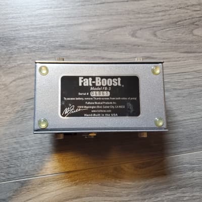 Fulltone Fat Boost FB-3 | Reverb