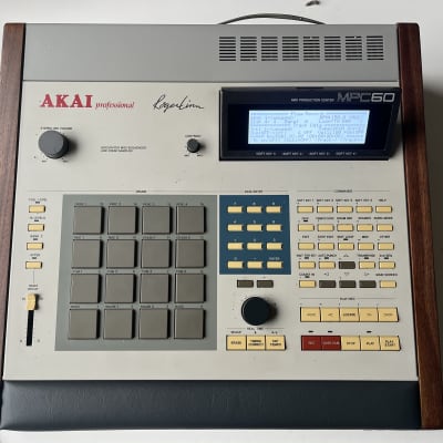 Akai MPC60 Integrated MIDI Sequencer and Drum Sampler 1988 - 1991 - Grey