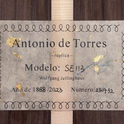 Antonio de Torres 1888 SE 113 by Wolfgang Jellinghaus - amazing sounding classical guitar - check description image 13