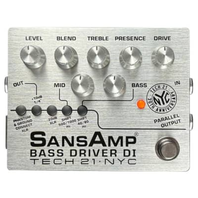 Tech 21 SansAmp Bass Driver DI V2 Bundle with Keeley Bassist Limiting  Amplifier Bass Compressor Pedal | Reverb