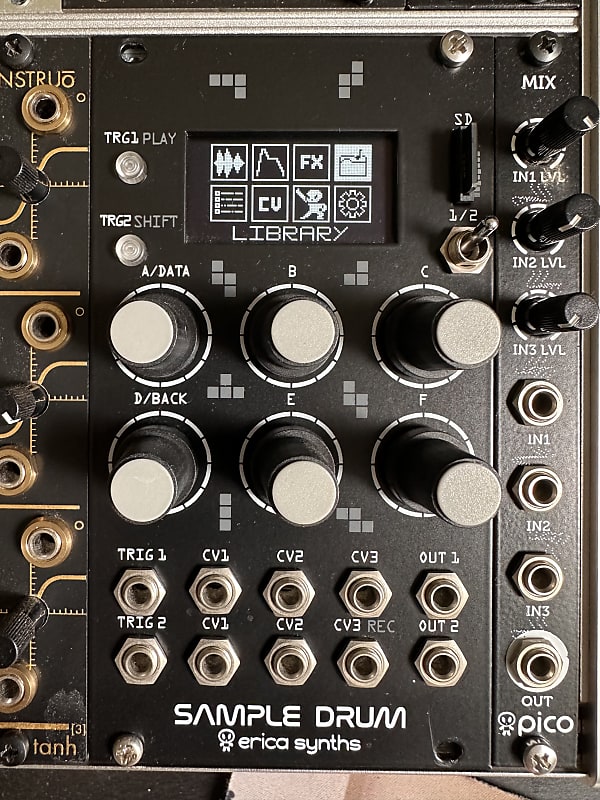 2025新商品 | Drum Sample Synths Erica ModularGrid Marketplace Eurorack 鍵盤楽器