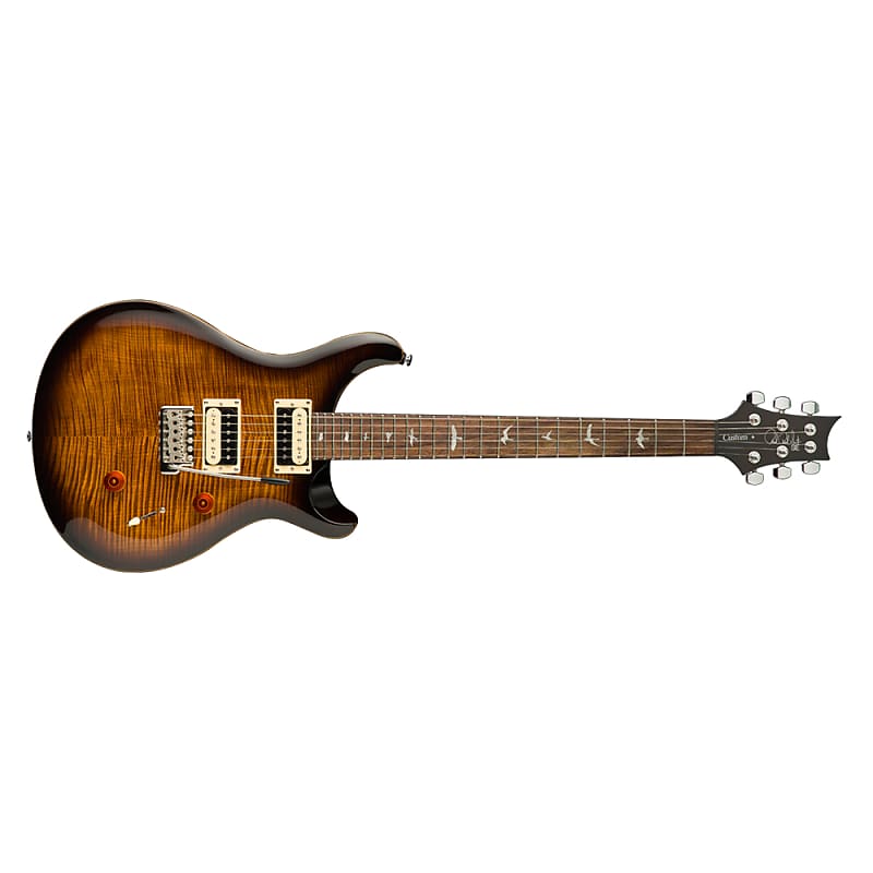 PRS Paul Reed Smith SE Custom 24 Guitar, Rosewood Fretboard, Black Gold Sunburst image 1