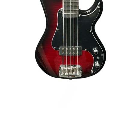G&L Kiloton 5, Red Burst over Flame Maple / Ebony *IN STOCK* image 4