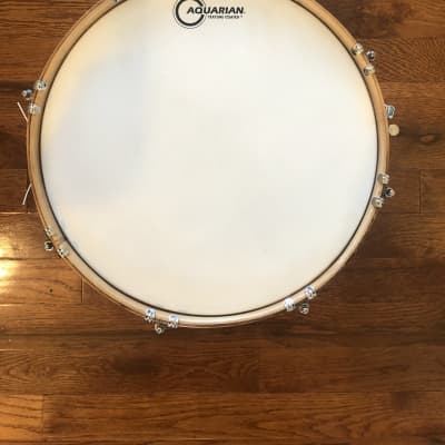 Bello Drum Co. 14” x 5” Prototype Thin Shell Fiberglass Snare Drum 2021 Flat Black image 4