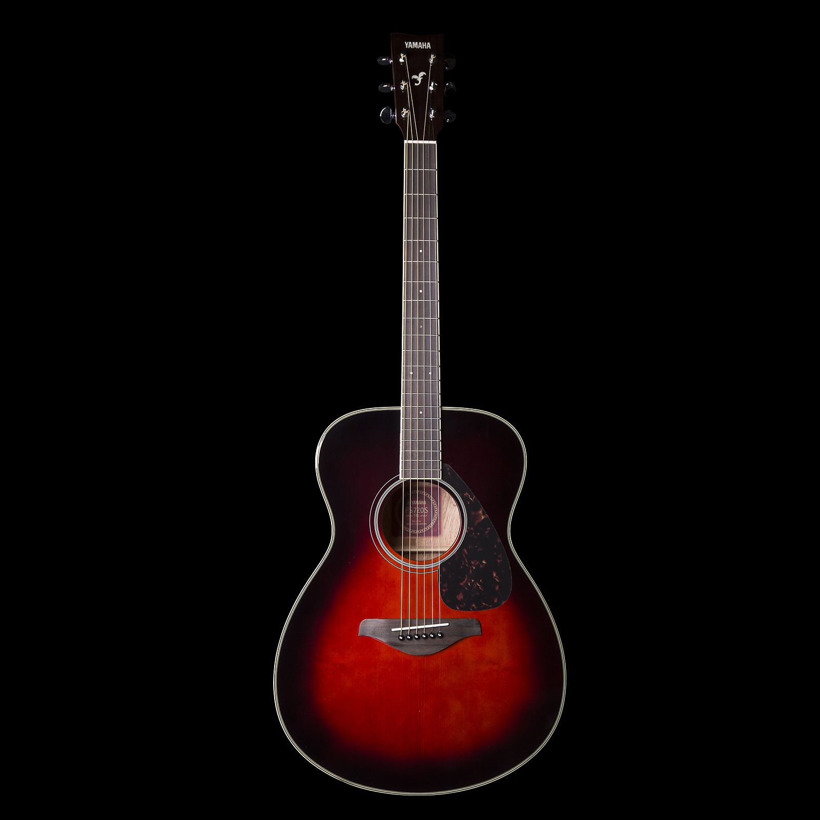 Yamaha FS720S-DSR Solid Spruce Top Folk Acoustic Guitar Dusk Sun 