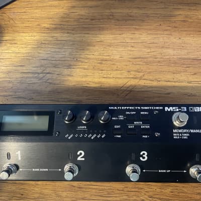 Boss MS-3 Multi Effects Switcher with included FS-7 and EV-30 | Reverb