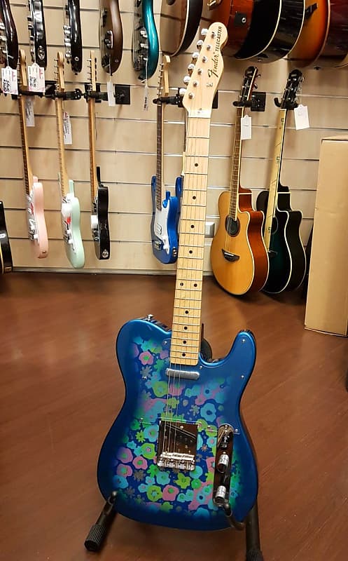 Fender Telecaster FSR Classic 69 Blue Flower Paisley  2017 Japan image 1
