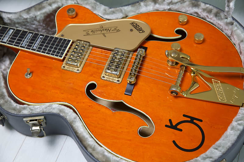 Gretsch 6120w Nashville Western 1990 Orange