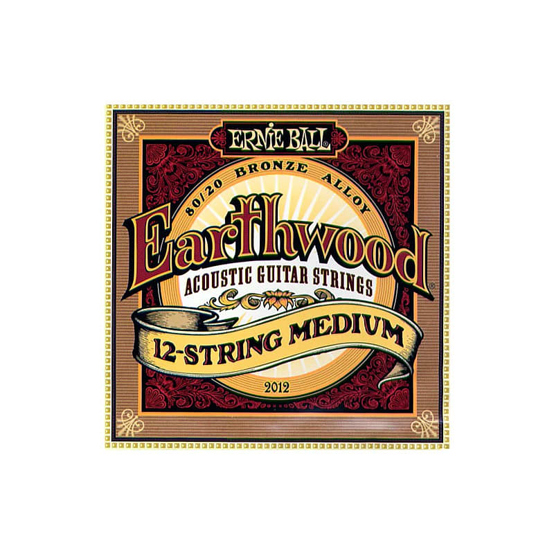 Cuerdas Acústica Ernie Ball 2012 Earthwood 12 String Medium 11-52 imagen 1