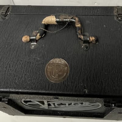 1940’s RCA Victor 16 MM Film Projector Conversion to Musical Instrument Speaker Cabinet Black Tolex REDUCED PRICE! image 7
