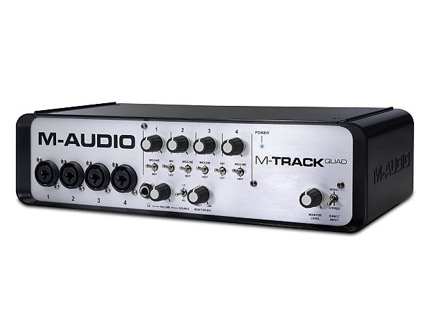 M-Audio M-Track Quad 4x4 Audio/MIDI Interface image 1