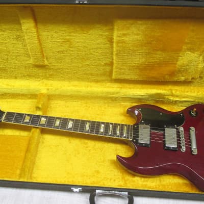 Greco 1990 SS600 SG Model Vintage Electric Guitar MIJ With H/C image 23