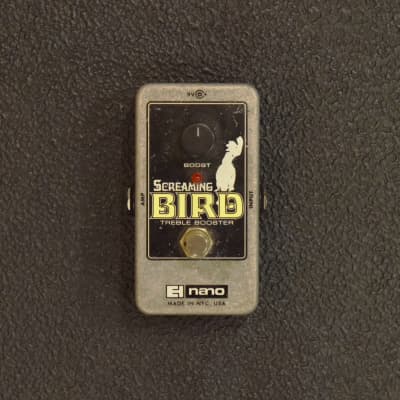 Electro-Harmonix Screaming Bird Treble Booster Pedal | Reverb