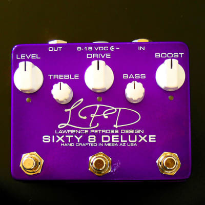 Lawrence Petross Design (LPD) Sixty 8 Deluxe Overdrive with Independent Boost (2018)