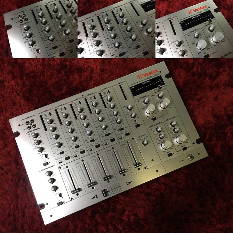 Vestax PMC-500 Mixer Power supply Mixing DJ high-end mixer PHONO5 line  LINE12 line Used in Japan