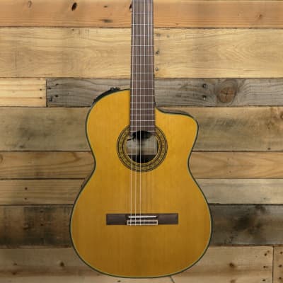 Takamine TC132SC Acoustic/Electric Classical Guitar Natural w/ Case image 4
