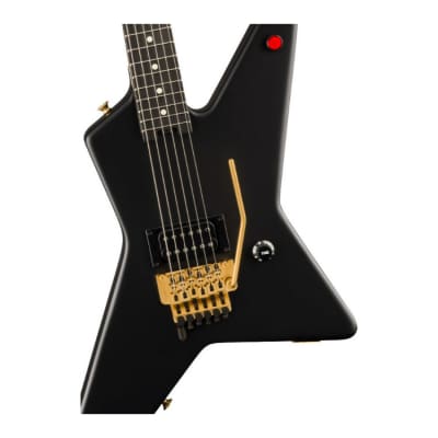 EVH Limited Star Series 6-String Electric Guitar With Tremolo (Stealth Black) image 4