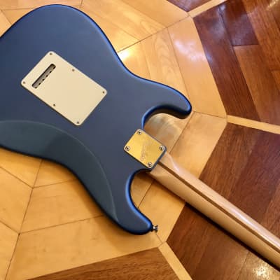 DISPLAY MODEL- Fender American Performer Stratocaster, Satin Lake Placid Blue Maple Neck, w/ Fender padded Gig Bag Case image 21