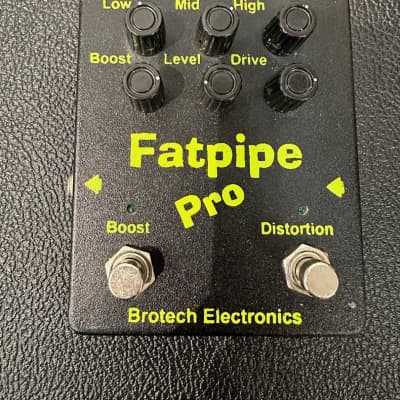 Brotech Electronics Fatpipe Pro Distortion Guitar Effects Pedal (Philadelphia, PA) for sale