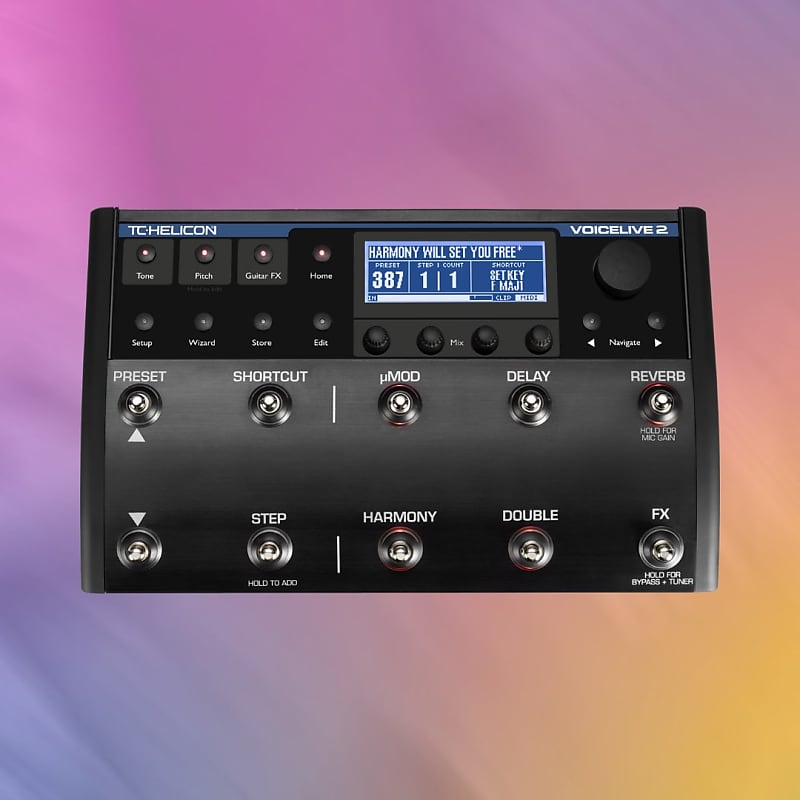 TC Helicon VoiceLive 2 | Reverb