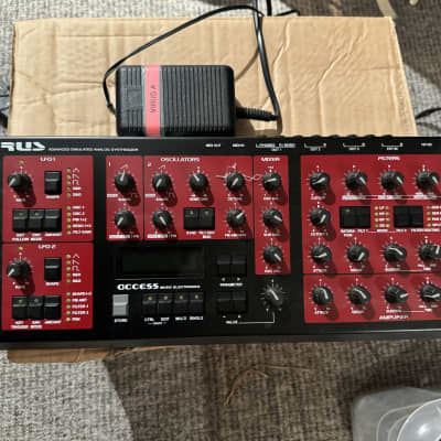Access Virus A Desktop Digital Synthesizer 2000s - Black / Red