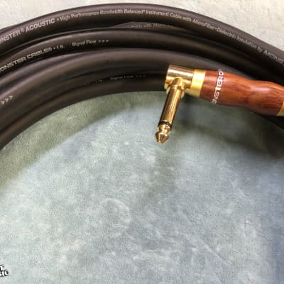 Monster 21' Prolink Acoustic Straight / Right Angle Instrument Cable Used image 4