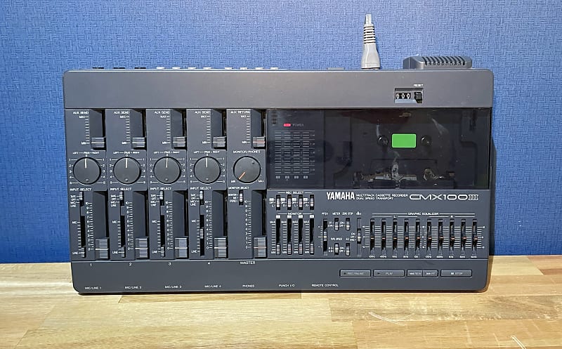 Yamaha CMX100 III 4-Track Cassette Tape Recorder 80s MTR Rare