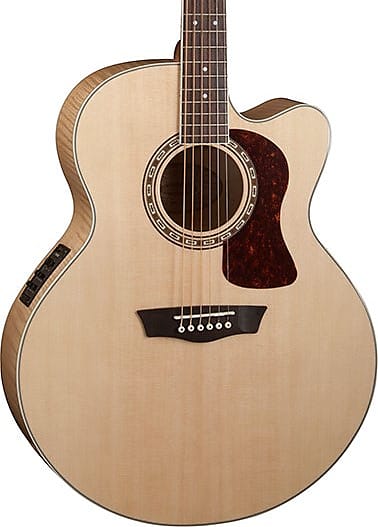 Washburn HJ40SCE Heritage 40 Series Jumbo Acoustic Electric Guitar image 1