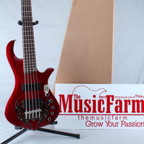 Traben Array Limited 5 String Bass Guitar Red TRAAL5STRD | Reverb