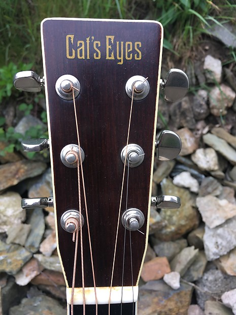 1982 Tokai Cat's Eyes CE-250 Acoustic Guitar Natural Martin